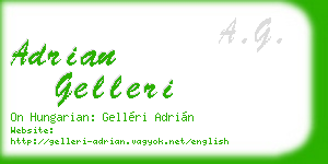 adrian gelleri business card